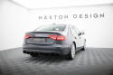 Audi A4 B8 Facelift 2011-2015 Rear Valance (Single side dual exhaust version) Maxton Design