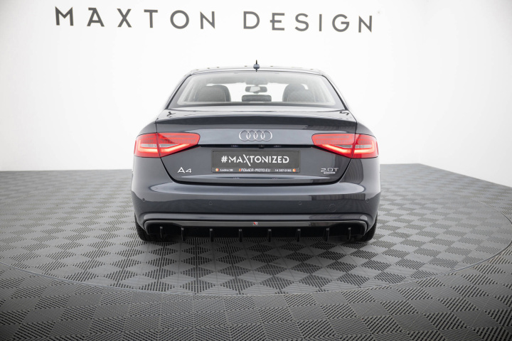 Audi A4 B8 Facelift 2011-2015 Rear Valance (Version without exhausts) Maxton Design in the group Select car model / Audi / A4 - S4 - RS4 (B8) 2007-2014 / Styling at DDESIGN Scandinavia AB (AU-A4-B8F-RS1G)