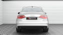 Audi A4 S-Line B8 Facelift 2011-2015 Central Rear Splitter Sedan Maxton Design