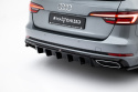 Audi S4 / A4 S-Line Sedan / Avant B9 2016-2019 (With trapezoidal-tips) Rear Valance Maxton Design