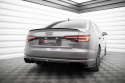 Audi A4 S-line B9 2015- 2019 Rear Valance (Version with dual exhaust tips on one side) Maxton Design