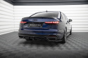 Audi A4 S-Line B9 Facelift 2019-2024 Rear Splitter (with vertical bars) V.2 Maxton Design