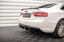 Rear Valance Audi A5 Sportback 8T Facelift  (Version with dual exhausts on one side) Maxton Design
