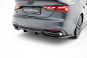 Audi A5 F5 Facelift 2019-2024 Rear Splitter (with vertical bars) Maxton Design