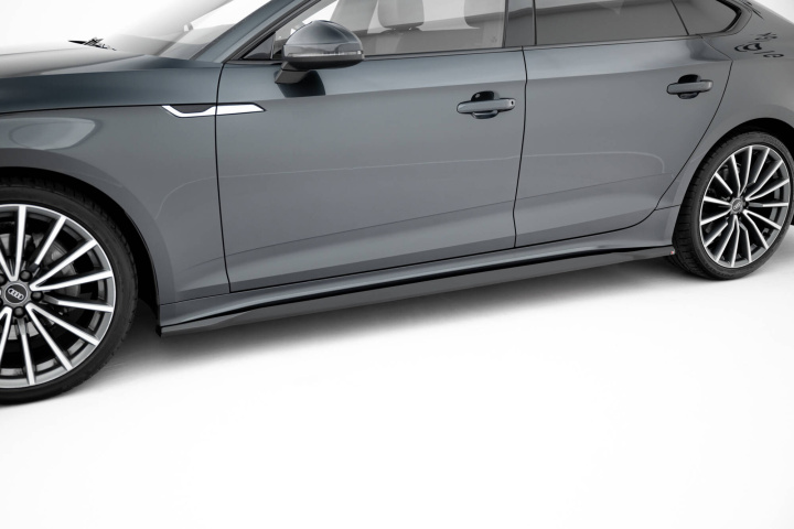 Audi A5 Sportback F5 Facelift 2019-2024 Side Skirts Diffusers Maxton Design in the group Select car model / Audi / A5 - S5 - RS5 (F5) 2016+ / Styling at DDESIGN Scandinavia AB (AU-A5-2F-SB-SD1G)