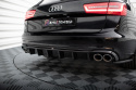 Audi A6 Avant C7 2011-2014 Rear Valance V.1 (Dual outlet on both sides) Maxton Design