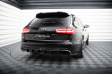 Audi A6 Avant C7 2011-2014 Rear Valance V.1 (Dual outlet on left side) Maxton Design