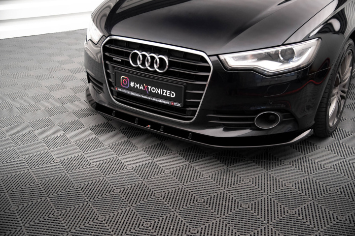 Audi A6 C7 2011-2014 Front Splitter V.3 Maxton Design in the group Select car model / Audi / A6 - S6 - RS6 (C7) 2011-2018 / Styling at DDESIGN Scandinavia AB (AU-A6-C7-FD3G)