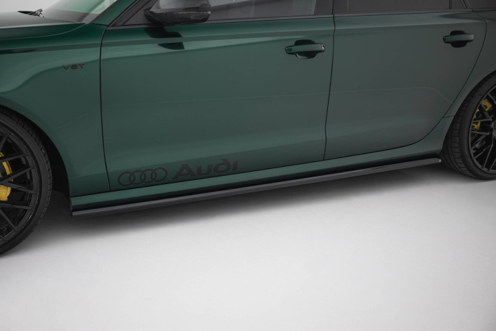 Audi A6 S-line / S6 C7 2011-2014 Side Skirts Diffusers V.2 Maxton Design in the group Select car model / Audi / A6 - S6 - RS6 (C7) 2011-2018 / Styling at DDESIGN Scandinavia AB (AU-A6-C7-SLINE-AV-SD1G)