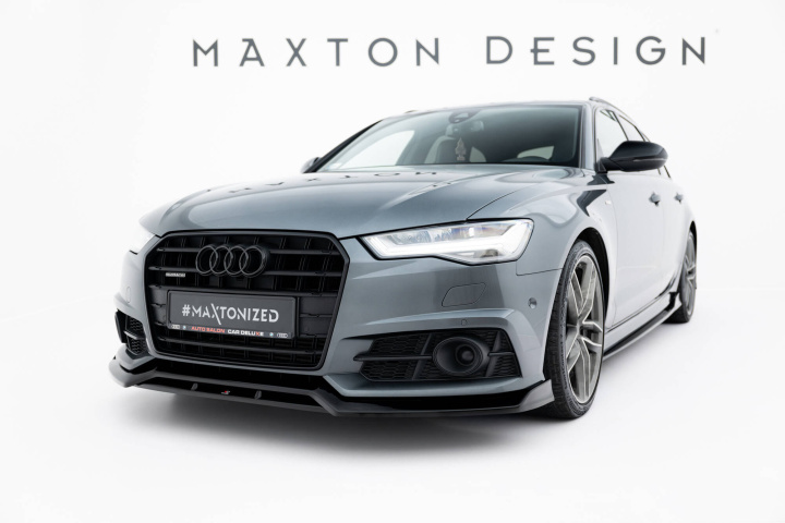 Audi A6 / A6 C7 S-line/ S6 C7 Facelift 2014-2017 Front Splitter V.3 Maxton Design in the group Select car model / Audi / A6 - S6 - RS6 (C7) 2011-2018 / Styling at DDESIGN Scandinavia AB (AU-A6-C7F-SLINE-FD2GFD2RG)