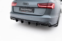 Audi A6 / A6 C7 S-line/ S6 C7 Facelift 2014-2017 Rear Valance V.2 Maxton Design