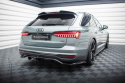 Audi A6 Allroad C8 2018-2023 Central Rear Splitter (with Vertical Bars) V.1 Maxton Design
