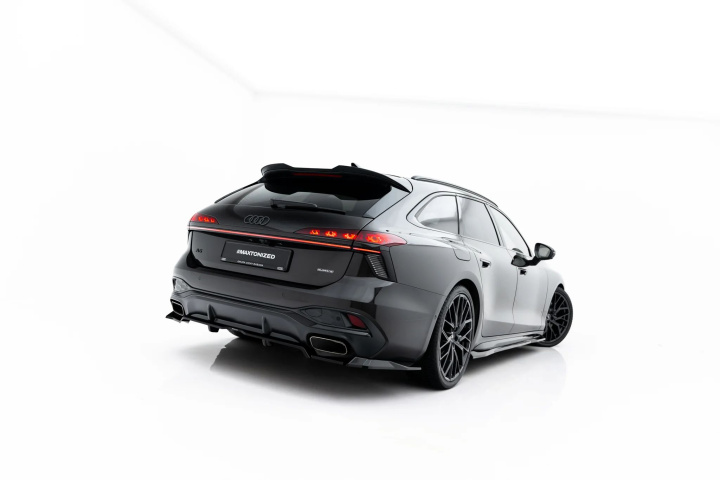 Audi A6 S-Line C9 2025- Rear Splitter (with vertical bars) V.3 Maxton Design in the group Select car model / Audi / A6 - S6- RS6 (C9) 2025+ at DDESIGN Scandinavia AB (AU-A6-C9-SLINE-RD4G-RD6G)