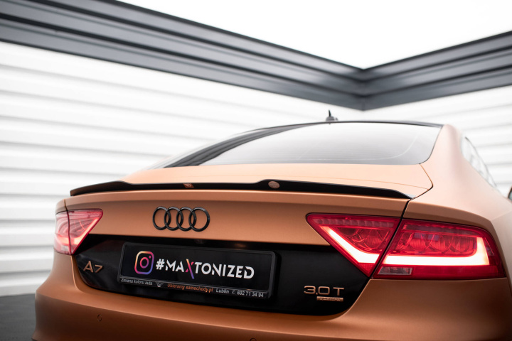 Audi A7 C7 2010-2014 Spoiler Cap V.1 Maxton Design in the group Select car model / Audi / A7 - S7 - RS7 (4G8) 2010-2018 / Styling at DDESIGN Scandinavia AB (AU-A7-C7-CAP1G)