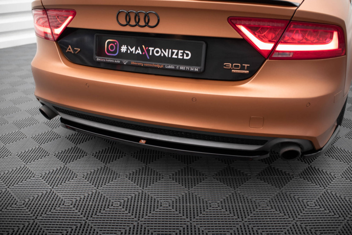 Audi A7 C7 2010-2014 Rear Valance V.1 Maxton Design in the group Select car model at DDESIGN Scandinavia AB (AU-A7-C7-RD1G)