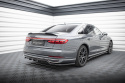 Central Rear Splitter (with Vertical Bars) Audi A8 D5 Maxton Design