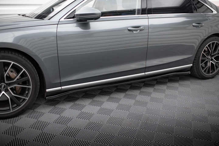 Audi A8 D5 2017-2021 Side Skirts Diffusers V.1 Maxton Design in the group Select car model / Audi / A8 - S8 (D5) 2019+ at DDESIGN Scandinavia AB (AU-A8-D5-SD1G)