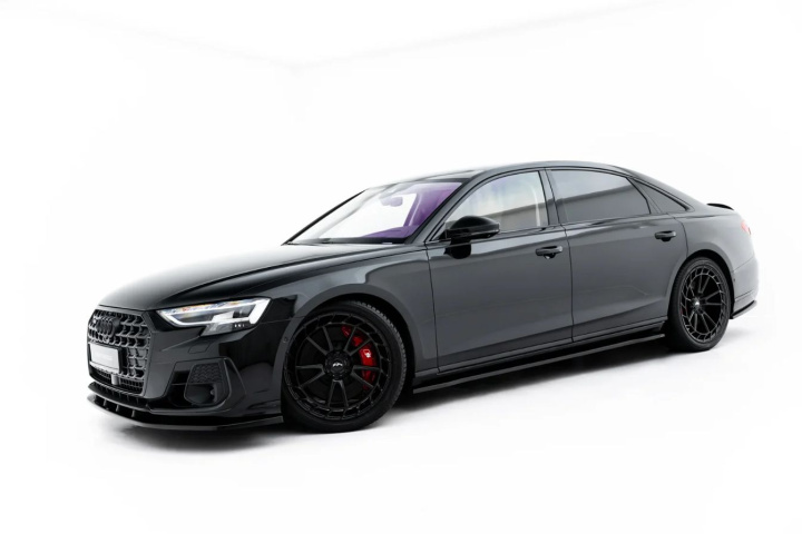 Audi A8 S-Line Long D5 2017-2026 Side Skirts Diffusers V.1 Maxton Design in the group Select car model / Audi / A8 - S8 (D5) 2019+ at DDESIGN Scandinavia AB (AU-A8-D5F-SLINE-L-SD1G)