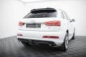 Audi Q3 S-line 8U 2011-2014 Central Rear Splitter (With Vertical Bars) V.1 Maxton Design