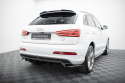 Audi Q3 S-line 8U 2011-2014 Central Rear Splitter (With Vertical Bars) V.1 Maxton Design
