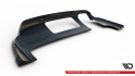 Audi Q3 S-line 8U 2011-2014 Central Rear Splitter (With Vertical Bars) V.1 Maxton Design