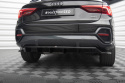Central Rear Splitter (With Vertical Bars) Audi Q3 Sportback F3 Maxton Design