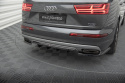 Central Rear Splitter (With Vertical Bars) Audi Q7 Mk2 Maxton Design