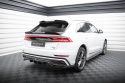 Audi Q8 S-Line Mk1 2018-2023 Central Rear Splitter (With Vertical Bars) V.1 Maxton Design