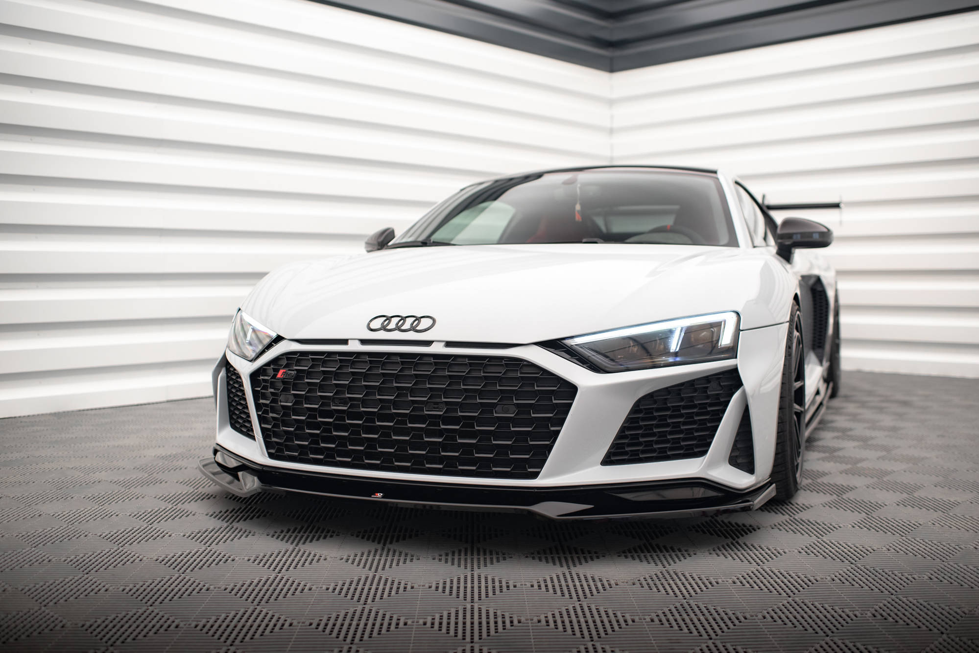 2023 R8 Frunk Audi R8 Mk2 Facelift 2018-2023 Front Splitter V.3 Maxton Design | DDESIGN