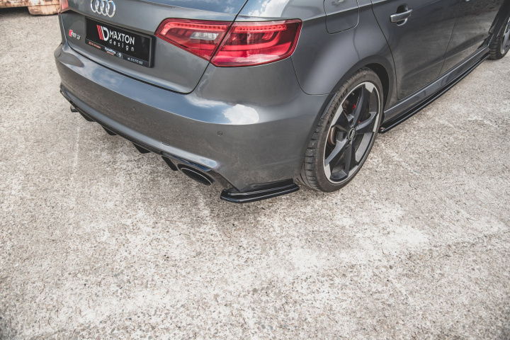 Rear Side Splitters V.1 Audi Rs3 8v Sportback Maxton Design in the group Select car model / Audi / A3 - S3 - RS3 (8V) 2012-2019 / Styling at DDESIGN Scandinavia AB (AU-RS3-8V-RSD1G)