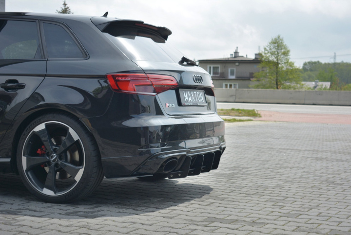 Rear Diffuser V.1 Audi Rs3 8v Fl Sportback Maxton Design in the group Select car model / Audi / A3 - S3 - RS3 (8V) 2012-2019 / Styling at DDESIGN Scandinavia AB (AU-RS3-8VF-CNC-RS1A)
