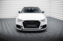 Audi RS3 8V (Facelift) Sedan 2017-2020 Front Splitter V.3 Maxton Design
