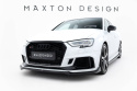 Audi RS3 8V (Facelift) Sedan 2017-2020 Front Splitter V.4 Maxton Design