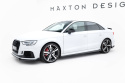 Audi RS3 8V Facelift Sedan 2017-2020 Side Skirts Extensions V.3 Maxton Design