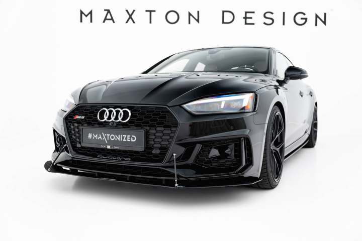 Audi RS5 F5 2017+ Racing Front Splitter V.1 Coupe / Sportback Maxton Design in the group Select car model / Audi / A5 - S5 - RS5 (F5) 2016+ / Styling at DDESIGN Scandinavia AB (AU-RS5-2-CNC-FD1A)