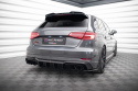 Audi A3 S-Line Sportback 8V Facelift 2016-2020 Diffuser (Double side exhaust version) Rear Valance Maxton Design