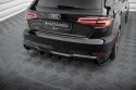 Audi A3 S-Line Sportback 8V Facelift 2016-2020 Diffuser (Single side exhaust version) Rear Valance Maxton Design