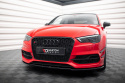 Front Bumper Wings (Canards) Audi S3 / A3 S-Line 8v Sedan / Cabrio Maxton Design