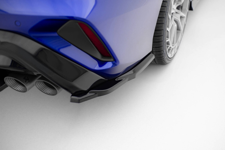 Audi S3 Sedan 8Y Facelift 2024+ Rear Side Splitters V.3 Maxton Design in the group Select car model / Audi / A3 - S3 - RS3 (8Y) 2020+ / Styling at DDESIGN Scandinavia AB (AU-S3-8YF-S-RSD3G)