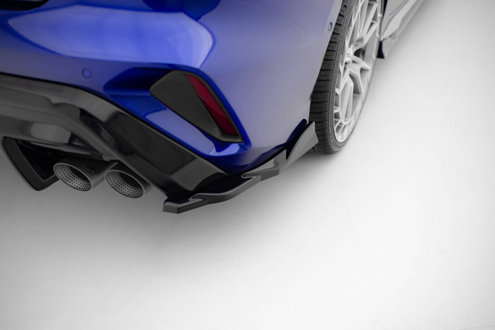 Audi S3 Sedan 8Y Facelift 2024+ Rear Side Splitters V.4 Maxton Design in the group Select car model / Audi / A3 - S3 - RS3 (8Y) 2020+ / Styling at DDESIGN Scandinavia AB (AU-S3-8YF-S-RSD4G)