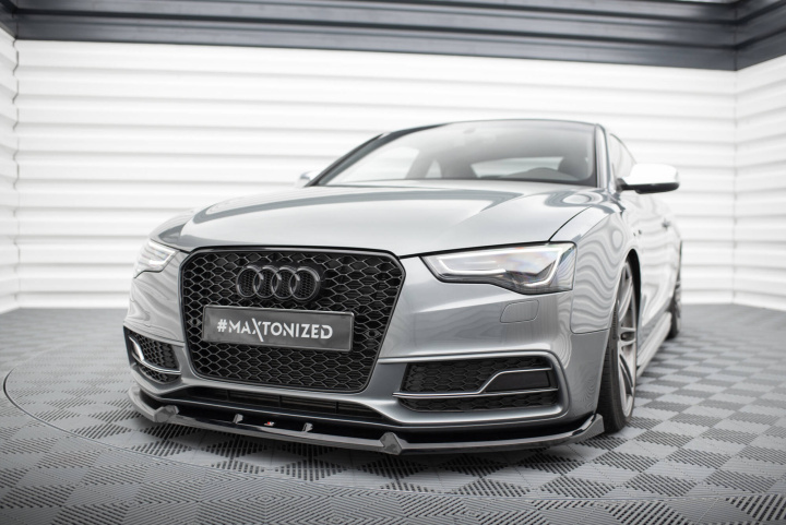Front Splitter V.3 Audi S5 / A5 S-Line 8T Facelift 2011-2016 Maxton Design in the group Select car model / Audi / A5 - S5 - RS5 (8T/8F) 2008-2016 / Styling at DDESIGN Scandinavia AB (AU-S5-1F-FD1G)