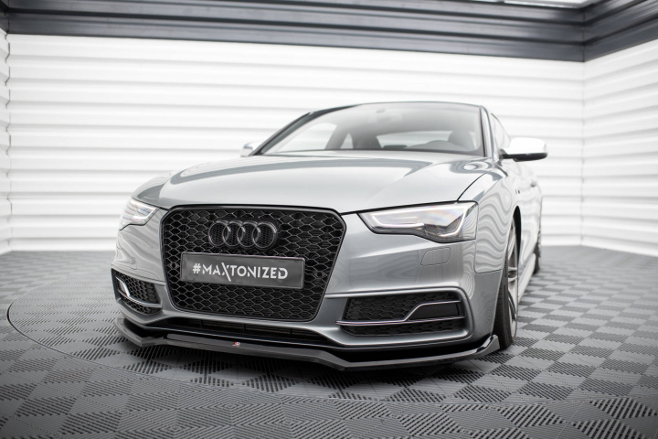 Audi S5 / A5 S-Line 8T Facelift 2011-2016 Frontläpp / Frontsplitter V.4 Maxton Design in the group Select car model / Audi / A5 - S5 - RS5 (8T/8F) 2008-2016 / Styling at DDESIGN Scandinavia AB (AU-S5-1F-FD2G)