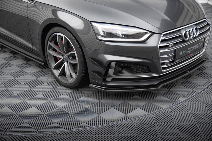 Audi S5 / A5 S-Line Coupe / Sportback F5 2017-2019 Front Bumper Wings (Canards) Maxton Design in the group Select car model / Audi / A5 - S5 - RS5 (F5) 2016+ / Styling at DDESIGN Scandinavia AB (AU-S5-2-CAN1)