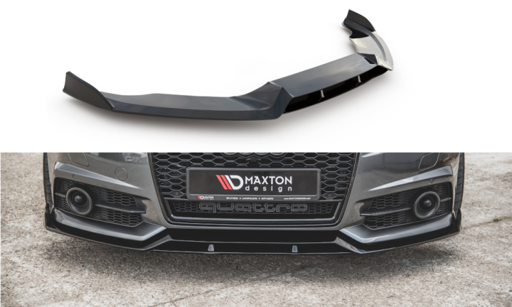 Audi S6 & A6 S-Line C7 Facelift 2014-2017 Front Splitter V.1 Maxton Design in the group Select car model / Audi / A6 - S6 - RS6 (C7) 2011-2018 / Styling / Front spoiler at DDESIGN Scandinavia AB (AU-S6-C7F-FFD1FP)