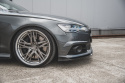 Audi S6 & A6 S-Line C7 Facelift 2014-2017 Front Splitter V.1 Maxton Design