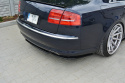 Central Rear Splitter Audi S8 D3 (without Vertical Bars) Maxton Design