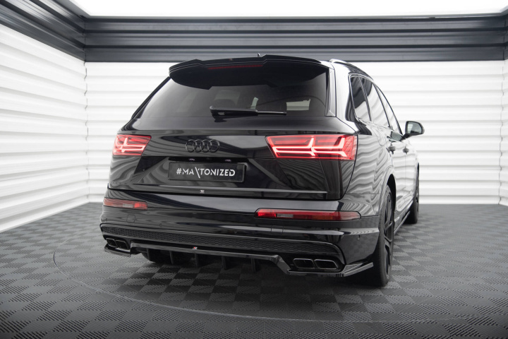 Central Rear Splitter (With Vertical Bars) Audi SQ7 Mk2 2016-2019 Maxton Design in the group Select car model / Audi / Q7 (4M) 2015+ at DDESIGN Scandinavia AB (AU-SQ7-2-RD1G-RD2G)