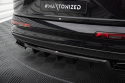 Central Rear Splitter (With Vertical Bars) Audi SQ7 Mk2 2016-2019 Maxton Design