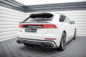 Central Rear Splitter (With Vertical Bars) Audi SQ8 Mk1 2019-2023 Maxton Design