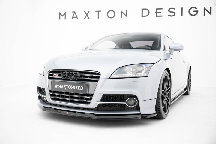 Audi TT S / TT S-Line 8J Facelift 2006-2013 Front Splitter V.2 Maxton Design in the group Select car model / Audi / TT (8J) 2006-2014 & TT (8S) 2014+ / Styling at DDESIGN Scandinavia AB (AU-TT-2-SLINE-FD2G)